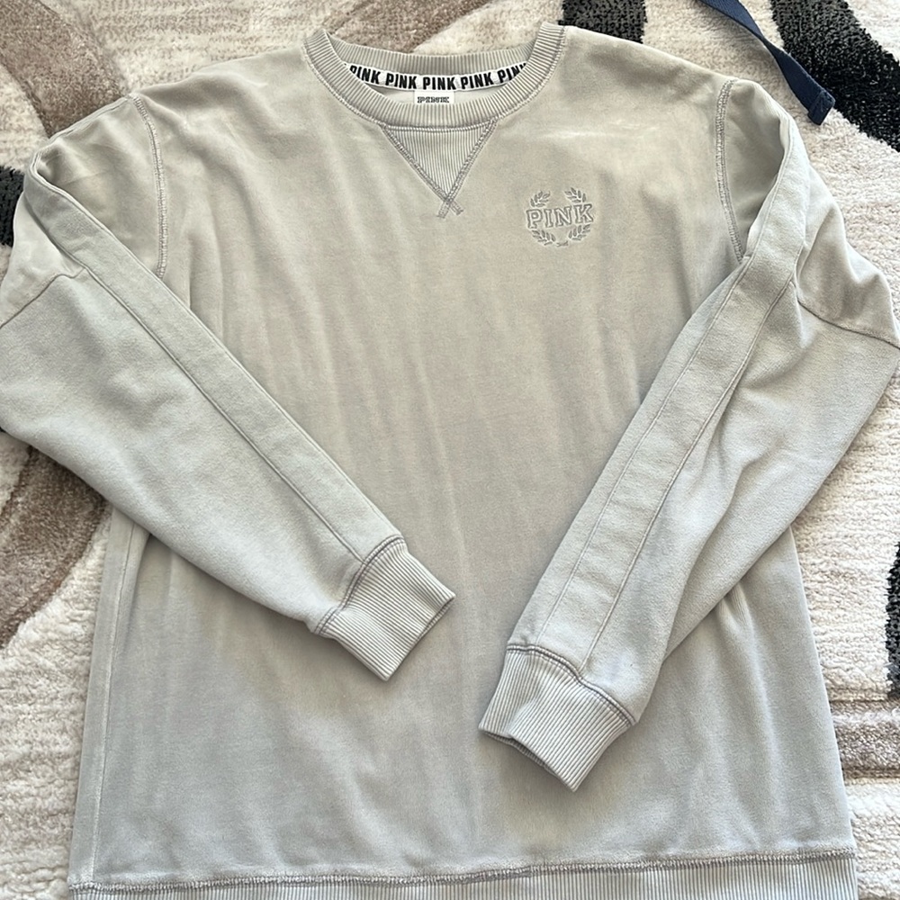 VS Pink velour sweater